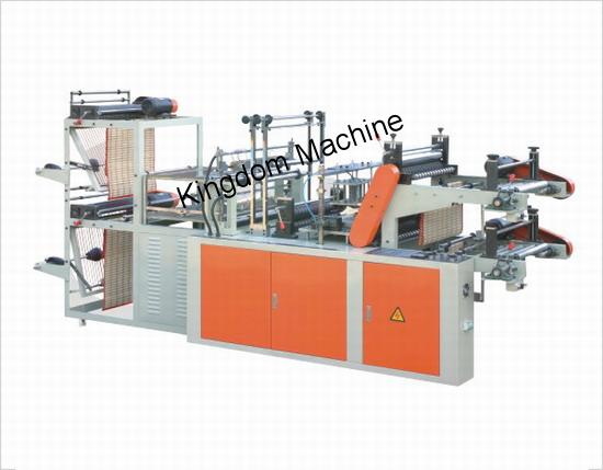 Máquina para fabricar bolsas camisetas en roll